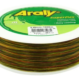 Hilo de pesca en monofilamento Araty Superflex 0.40mm  - 100Mts  (20 unidades por caja)