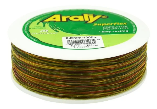 Hilo de pesca en monofilamento Araty Superflex 0.40mm  - 100Mts  (20 unidades por caja)