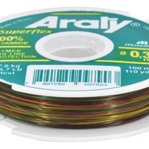 Hilo de pesca en monofilamento Araty Superflex  0.35mm - 100Mts  (20 unidades por caja)