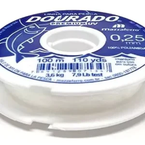Hilo de pesca en monofilamento Araty Dourado Premium 0.25mm- 100Mts  (20 unidades por caja)