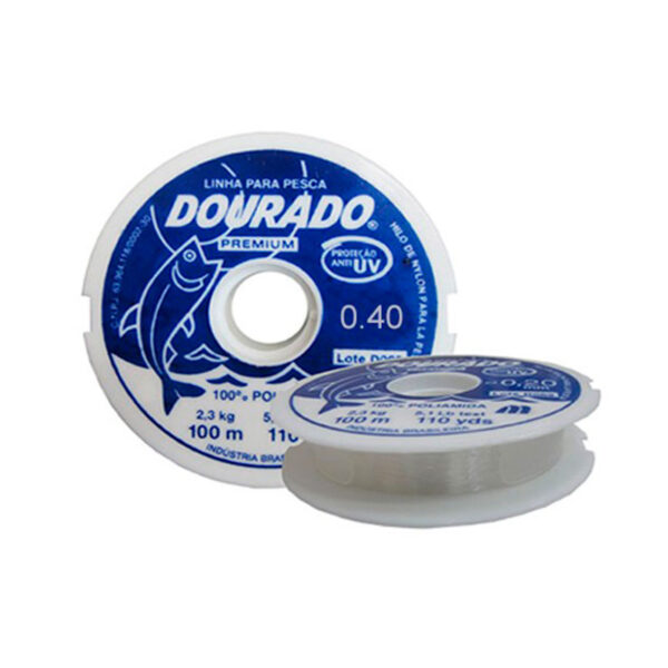 Hilo de pesca en monofilamento Araty Dourado Premium 0.40mm- 100Mts  (20 unidades por caja)